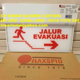Lampu Emergency Exit Maxpid Jalur Evakuasi